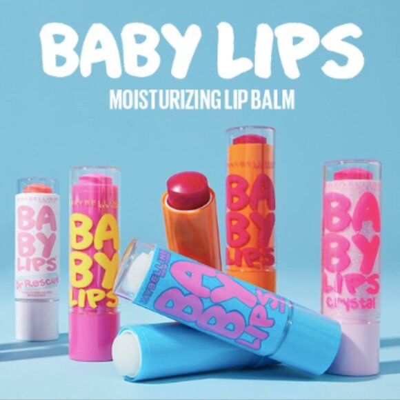 4X Maybelline Baby Lips Hydrating Lip Balm Set NWT NEW - Picture 1 of 11